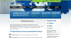 Desktop Screenshot of magyarwebkonferencia.hu
